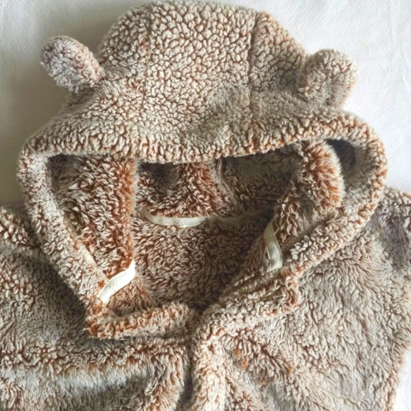 george teddy bear button front hoodie jacket 12-18 months baby unisex - Picture 6 of 7
